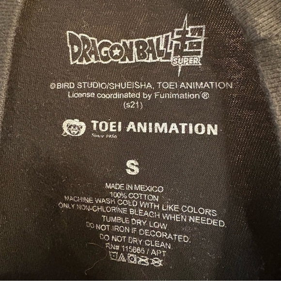 Dragon Ball Z Super Goku Ramen Long-Sleeve T-Shirt Black Toei Animation Men’s S - Picture 3 of 3